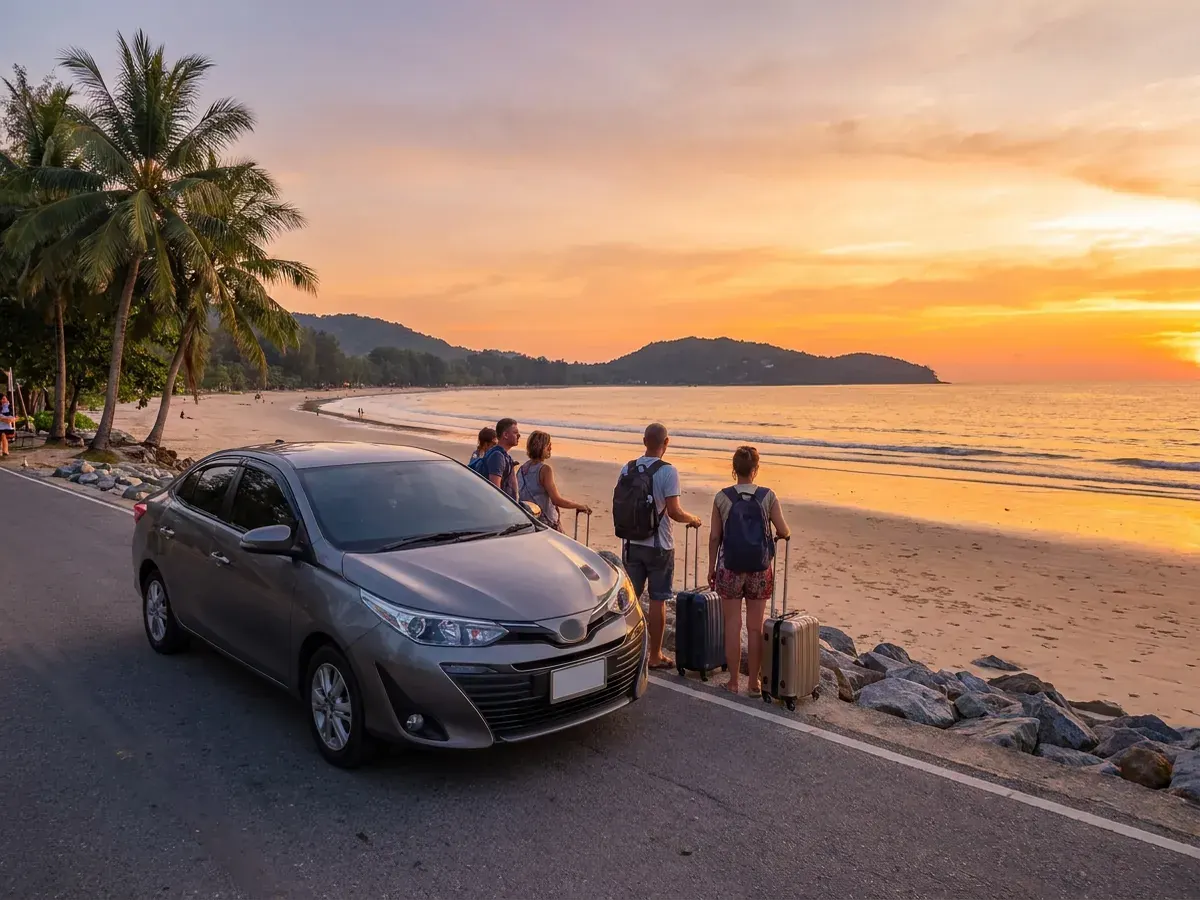 Bang Tao Beach – taxi from Krabi