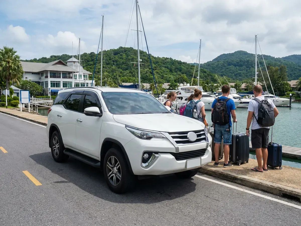 Boat Lagoon Marina – taxi from Krabi