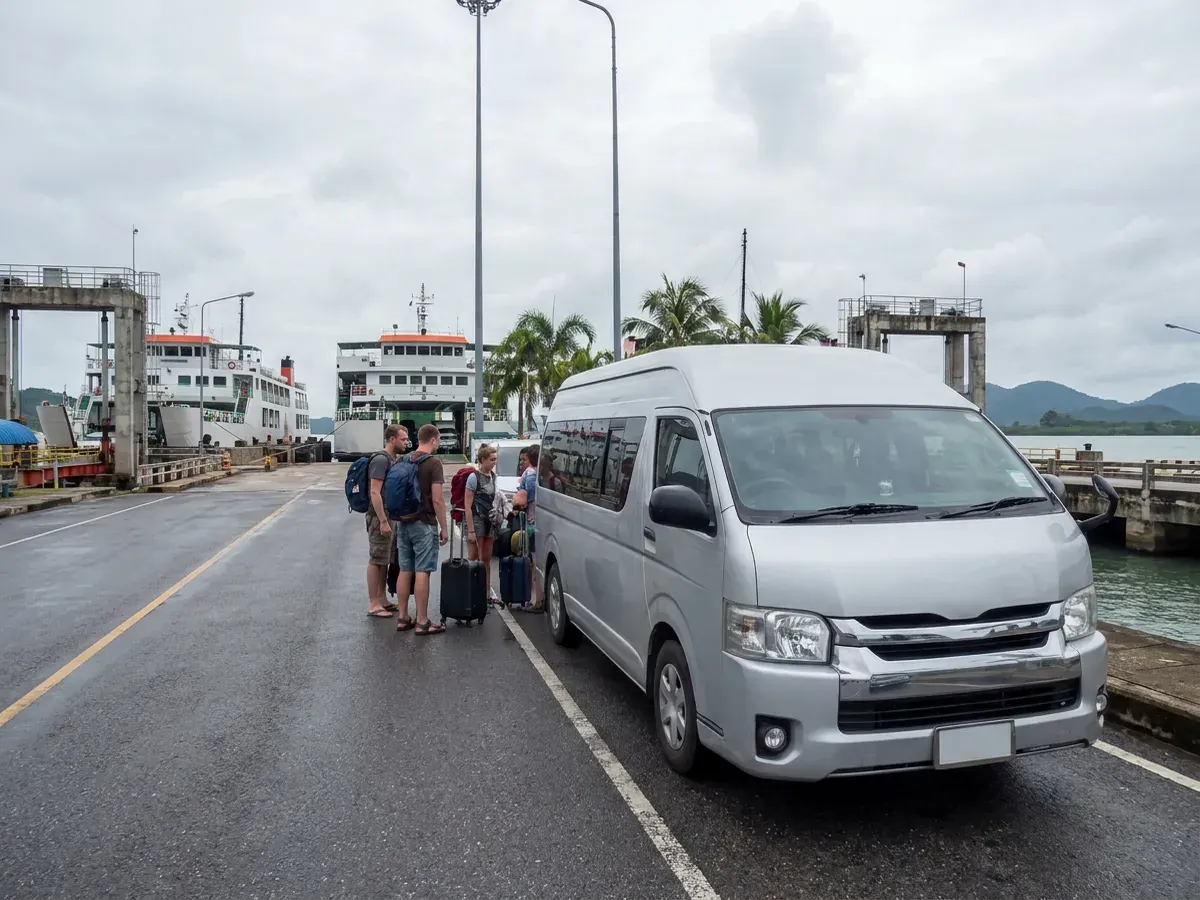 Donsak Pier (ferry to Koh Samui) – taxi from Krabi