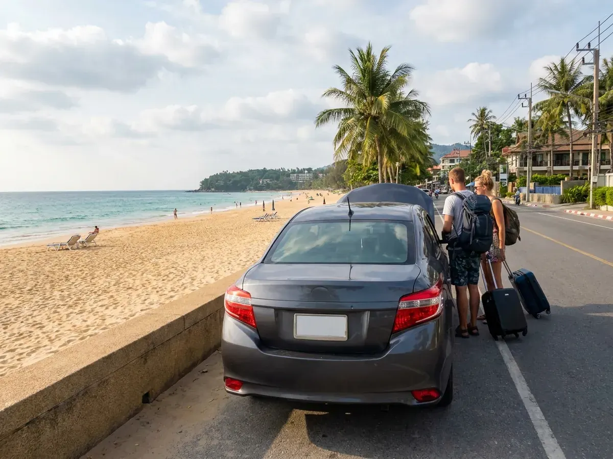 Karon Beach – taxi from Krabi