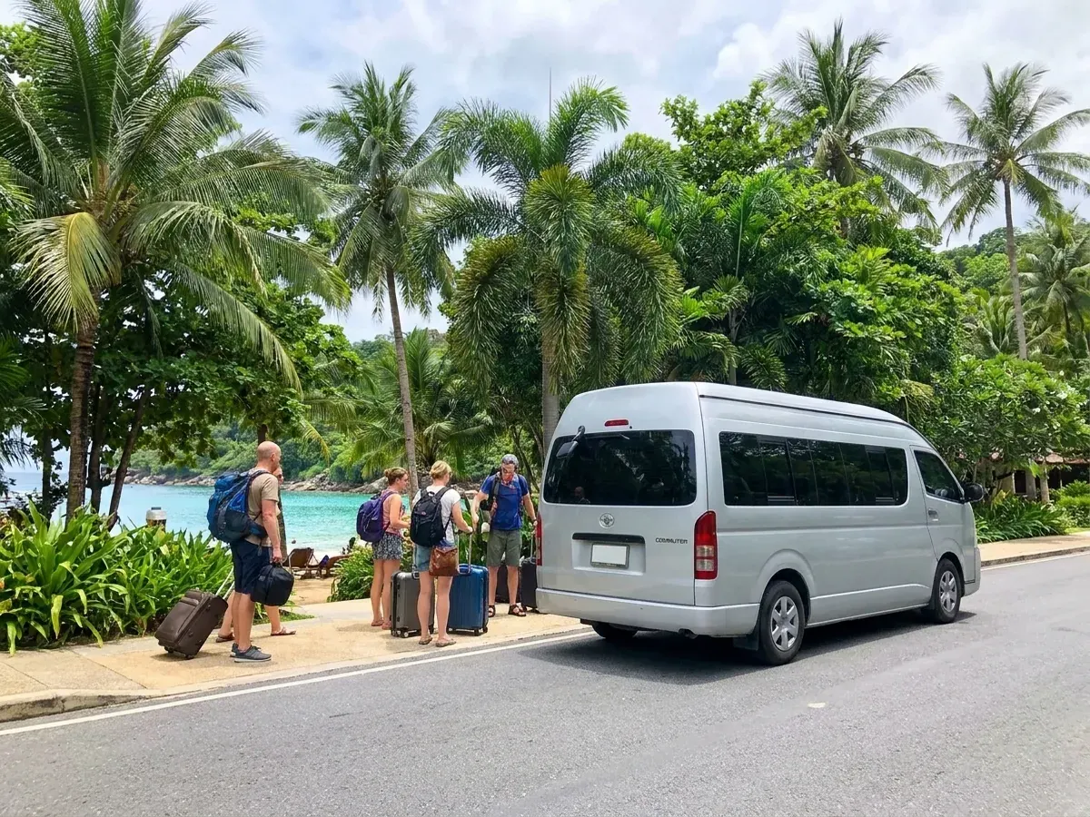 Pansea Beach – taxi from Krabi